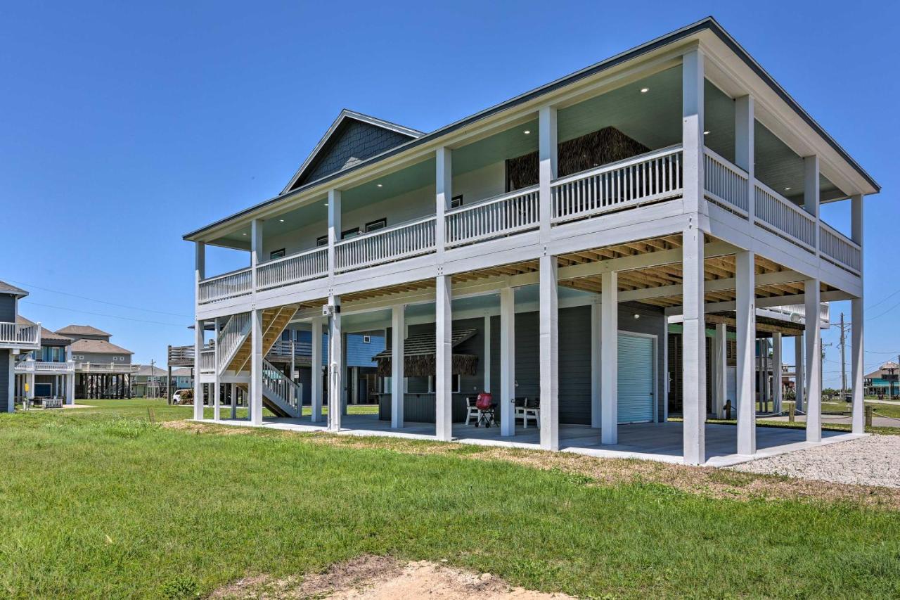 Bolivar Peninsula Beach House, Steps To Coast ภายนอก รูปภาพ