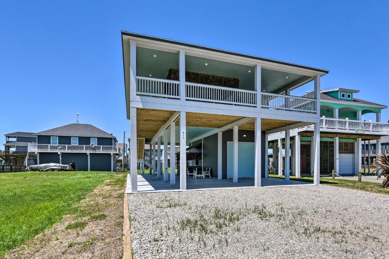 Bolivar Peninsula Beach House, Steps To Coast ภายนอก รูปภาพ