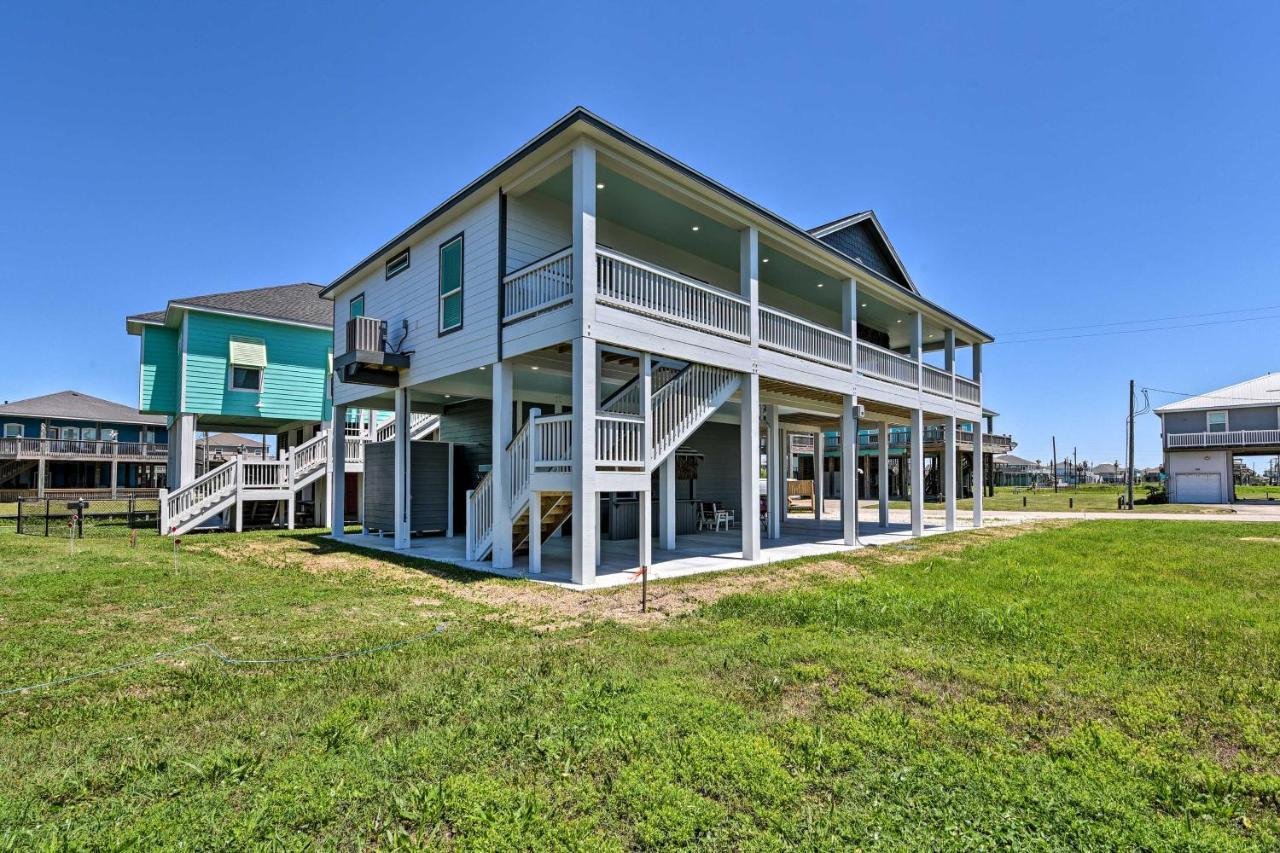 Bolivar Peninsula Beach House, Steps To Coast ภายนอก รูปภาพ